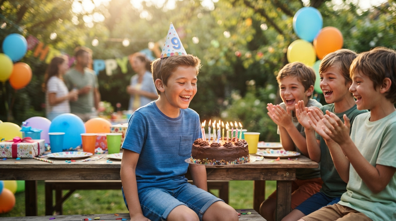 happy 9th birthday boy wishes