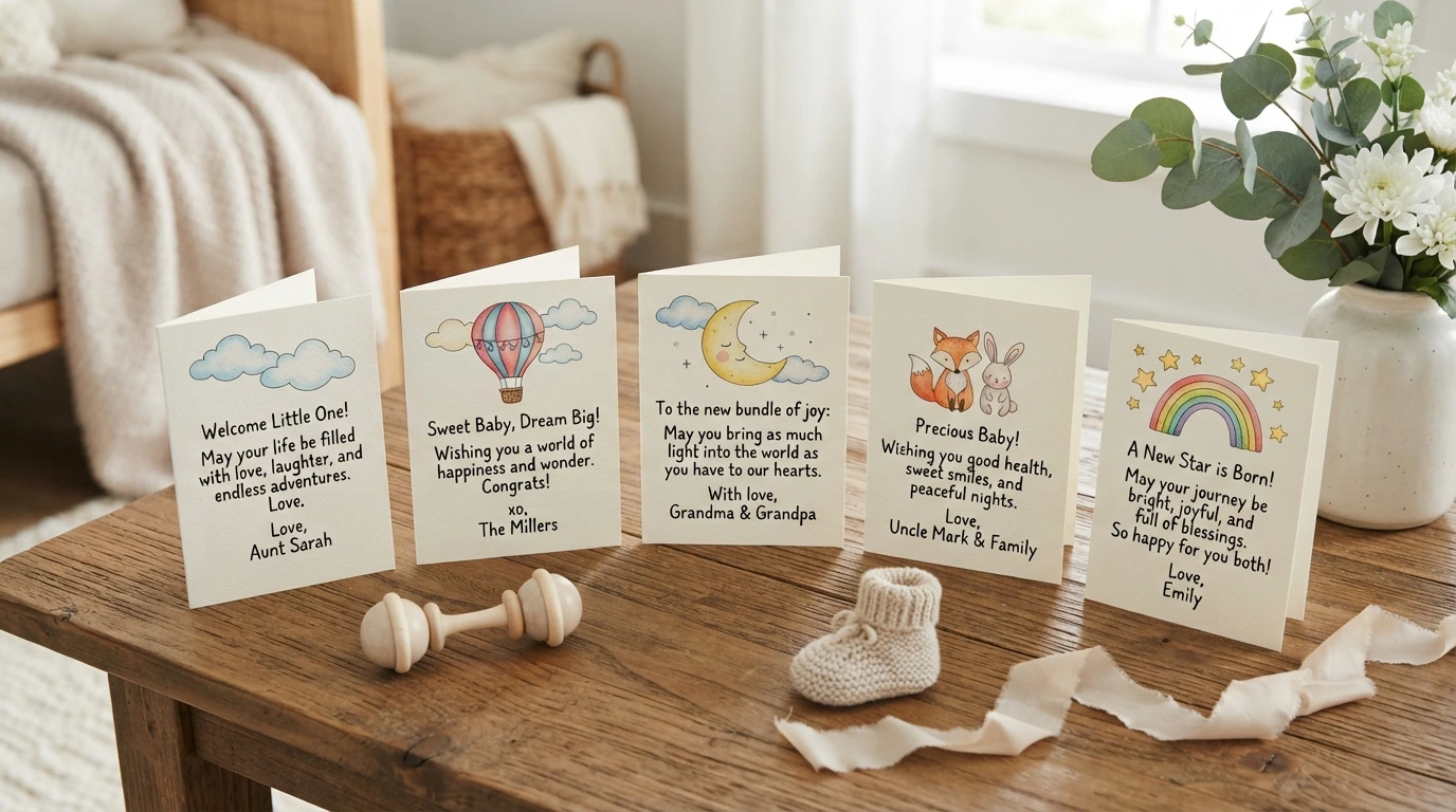 wishes for baby cards