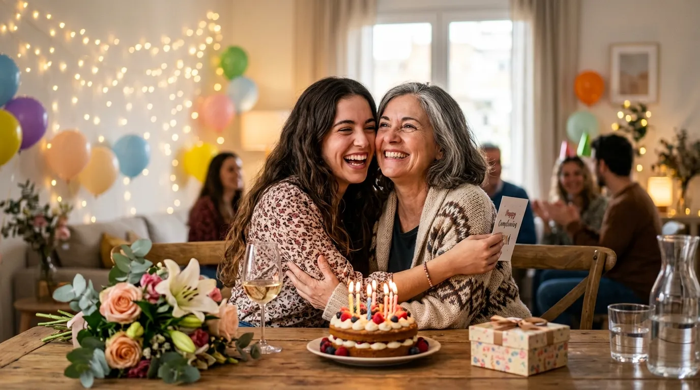 Birthday Wishes for Mom from Daughter in Spanish 👩👧